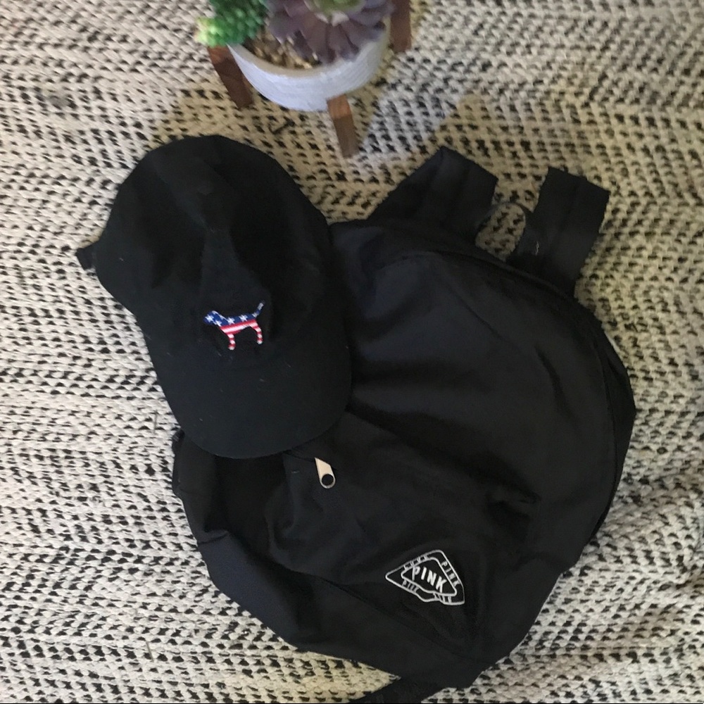 Pink Hat and Backback bundle